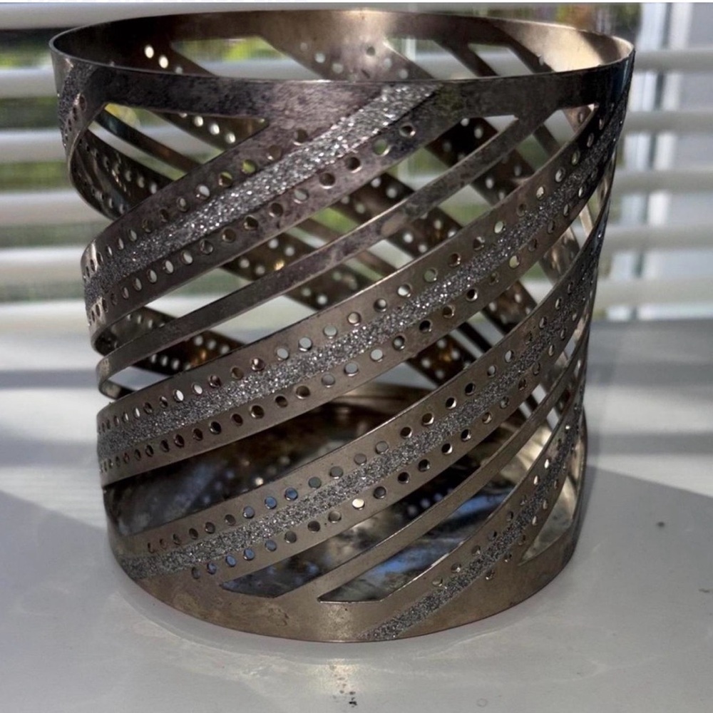 Bath & Body Works Metallic Spiral Candle Holder